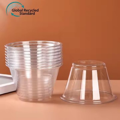 Hot selling clear plastic cups 12oz 16oz 20oz coffee soda party drinks cups with straw Lid