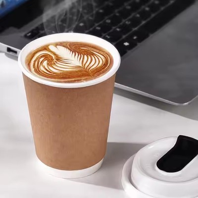 Disposable Plastic Cup with Lid Logo U Shape PP Customized Clear Top OEM Wall Style Packing Tea Dime