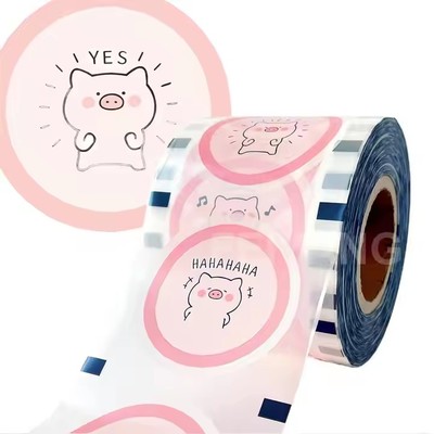 Wholesale juice Bubble tea PP cup custom sealing film cpp for plastic cup